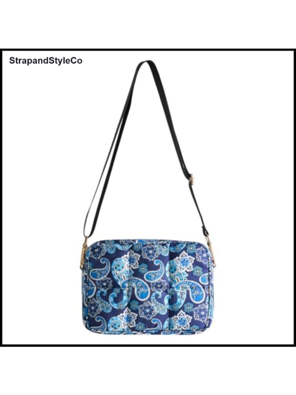 Puffy Quilted Nylon Crossbody Bag Adjustable Strap Everyday Purse